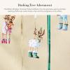 MACKENZIE-CHILDS Patience Brewster Dash Away Christmas Ornament, Indoor Christmas Decorations for The Christmas Tree, Dasher(Blitzen Reindeer)