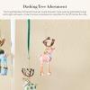 MACKENZIE-CHILDS Patience Brewster Dash Away Christmas Ornament, Indoor Christmas Decorations for The Christmas Tree, Dasher(Cupid Reindeer)