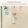 MACKENZIE-CHILDS Patience Brewster Dash Away Christmas Ornament, Indoor Christmas Decorations for The Christmas Tree, Dasher(Vixen Reindeer)