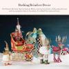 MACKENZIE-CHILDS Patience Brewster Dash Away Figurine, Christmas Home Decor, Mrs. Santa(Dash Away Blitzen Reindee)