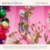 MACKENZIE-CHILDS Patience Brewster Dash Away Figurine, Christmas Home Decor, Mrs. Santa(Dash Away Dasher Reindeer)