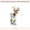 MACKENZIE-CHILDS Patience Brewster Dash Away Figurine, Christmas Home Decor, Mrs. Santa(Dash Away Dasher Reindeer)