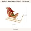 MACKENZIE-CHILDS Patience Brewster Dash Away Figurine, Christmas Home Decor, Mrs. Santa(Dash Away Sleigh)