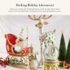 MACKENZIE-CHILDS Patience Brewster Dash Away Figurine, Christmas Home Decor, Mrs. Santa(Dash Away Sleigh)