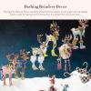 MACKENZIE-CHILDS Patience Brewster Dash Away Figurine, Christmas Home Decor, Mrs. Santa(Dash Away Vixen Reindeer)