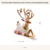 MACKENZIE-CHILDS Patience Brewster Dash Away Figurine, Christmas Home Decor, Mrs. Santa(Sitting Cupid Reindeer)
