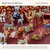 MACKENZIE-CHILDS Patience Brewster Dash Away Figurine, Christmas Home Decor, Mrs. Santa(Sitting Donna Reindeer)