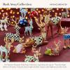 MACKENZIE-CHILDS Patience Brewster Dash Away Figurine, Christmas Home Decor, Mrs. Santa(Sitting Vixen Reindeer)