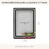 MACKENZIE-CHILDS Patience Brewster Gloria Alligator Frame, Cute Photo Frame, 5 Inches by 7 Inches