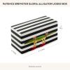 MACKENZIE-CHILDS Patience Brewster Gloria Alligator Lidded Box, Cute Small Storage Box