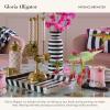MACKENZIE-CHILDS Patience Brewster Gloria Alligator Lidded Box, Cute Small Storage Box