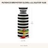MACKENZIE-CHILDS Patience Brewster Gloria Alligator Vase, Decorative Ceramic Vase