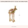 MACKENZIE-CHILDS Patience Brewster Nativity Figurine, Christmas Nativity Home Decor, Palm Tree(Golda The Horse)