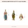 MACKENZIE-CHILDS Patience Brewster Nativity Figurine, Christmas Nativity Home Decor, Palm Tree(Magi Figures)