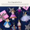MACKENZIE-CHILDS Patience Brewster Nutcracker Suite Mini Ornament Set, Unique Christmas Tree Ornaments, Nutcracker Christmas Decor, 6 Pieces