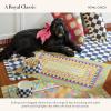 MACKENZIE-CHILDS Pet Bowl, Cute Cat and Dog Bowl for Food and Water, Blue-and-White Royal Check, Small(Royal Check)