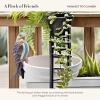 MACKENZIE-CHILDS Pot Climber, Decorative Indoor and Outdoor Planter Hanging Decor, Chartreuse Parakeet(Blue Parakeet)