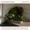 MACKENZIE-CHILDS Pot Climber, Decorative Indoor and Outdoor Planter Hanging Decor, Chartreuse Parakeet(Mocha Check Squirrel)