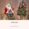 MACKENZIE-CHILDS Santa Claus Statue, Christmas Santa Decor for Mantel, Della Robia Sugared(Jovial)