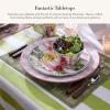 MACKENZIE-CHILDS Set of 4 Sinamay Placemats, Durable Woven Table Mats, Black(Green)