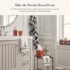 MACKENZIE-CHILDS Soap Pump Dispenser, Decorative Liquid-Soap Dispenser for Bathroom or Kitchen, Red Tartan(Red Tartan)