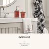 MACKENZIE-CHILDS Soap Pump Dispenser, Decorative Liquid-Soap Dispenser for Bathroom or Kitchen, Red Tartan(Red Tartan)