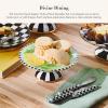 MACKENZIE-CHILDS Supper Club Spreader Set, Stainless-Steel Butter Spreaders, Charcuterie Accessories, Set of 4, Gray-and-White Sterling Check(Courtly Check)