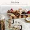 MACKENZIE-CHILDS Supper Club Spreader Set, Stainless-Steel Butter Spreaders, Charcuterie Accessories, Set of 4, Gray-and-White Sterling Check(Sterling Check)
