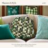 MACKENZIE-CHILDS Throw Pillow, Decorative Pillow, Lucky Clover