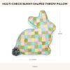 MACKENZIE-CHILDS Throw Pillow, Decorative Pillow, Multicheck Bunny(Multicheck Bunny)