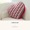 MACKENZIE-CHILDS Throw Pillow, Decorative Pillow, Red-and-White Check Heart