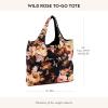 MACKENZIE-CHILDS To-Go Tote, Cute Tote Bag for Work or Home(Wild Rose)