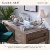 MACKENZIE-CHILDS Twilight Toile Vanity Tray with Handles, Rectangular Tray for Dresser and Home Decor(Sterling Check)