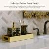 MACKENZIE-CHILDS Twilight Toile Vanity Tray with Handles, Rectangular Tray for Dresser and Home Decor(Twilight Toile)