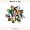 MACKENZIE-CHILDS Wallflower, Hanging Floral Wall Decor, Large(11″L x 11″W)