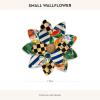 MACKENZIE-CHILDS Wallflower, Hanging Floral Wall Decor, Large(7″L x 7″W)
