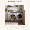 MACKENZIE-CHILDS Washable Rug, Decorative Indoor Rug, 2′ x 3′, Truly Royal Check(Courtly Check Red & Gold)