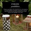 MACKENZIE-CHILDS Watering Can, Outdoor Galvanized Watering Can, Spectator(Check It Out)