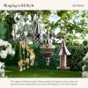 MACKENZIE-CHILDS Wind Chime, Decorative Wind Chime for Outside Garden Decor, Avant Garden(Butterfly)