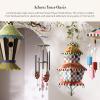 MACKENZIE-CHILDS Wind Chime, Decorative Wind Chime for Outside Garden Decor, Avant Garden(Flower Power)