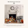 MACKENZIE-CHILDS Witch’s Pet Spider Figure, Halloween Spider Decor, Indoor Halloween Decoration, Black-and-White Courtly Check
