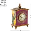 MacKenzie-Childs Marylebone Carriage Clock, Tabletop Clock for Home Decor