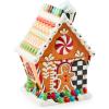 MACKENZIE-CHILDS Bake Shop Gingerbread House Cookie Jar, Christmas Cookie Jar, 24-Ounce Capacity