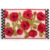 MACKENZIE-CHILDS Bath Rug, Bath Mat for Bathroom Use, Cotton Rug, Poppy