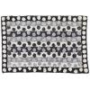 MACKENZIE-CHILDS Bath Rug, Bath Mat for Bathroom Use, Cotton Rug, Ribbon & Dot(Stripe & Dot Grey)