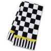 MACKENZIE-CHILDS Bath Towel, Cute Decorative Bathroom Towel, Blue-and-White Royal Check(Courtly Check)