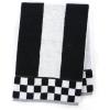 MACKENZIE-CHILDS Bath Towel, Cute Decorative Bathroom Towel, Blue-and-White Royal Check(Courtly Striped)
