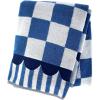 MACKENZIE-CHILDS Bath Towel, Cute Decorative Bathroom Towel, Blue-and-White Royal Check(Royal Check)