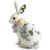 MACKENZIE-CHILDS Butterfly Toile Bunny Figurine, Resin Rabbit Statue for Spring, Tall(Tall)