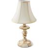 MACKENZIE-CHILDS Candlestick Lamp, Decorative Lamp for Living Room or Bedroom, Blue-and-White Royal Check(Mocha Check)